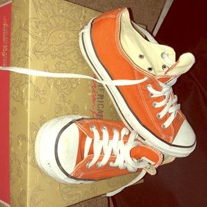 Orange converse